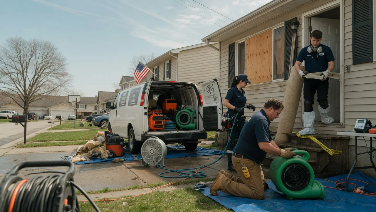 Water Damage Restoration in Easton, KS near me